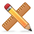 pencil,ruler icon