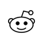 reddit,black icon