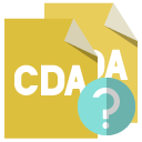 file,format,cda,help icon