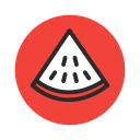 cooking, fruit, red, sliced, vegetable, vegetarian, watermelon svg vector icon