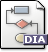 gnome,mime,application,dia,diagram icon