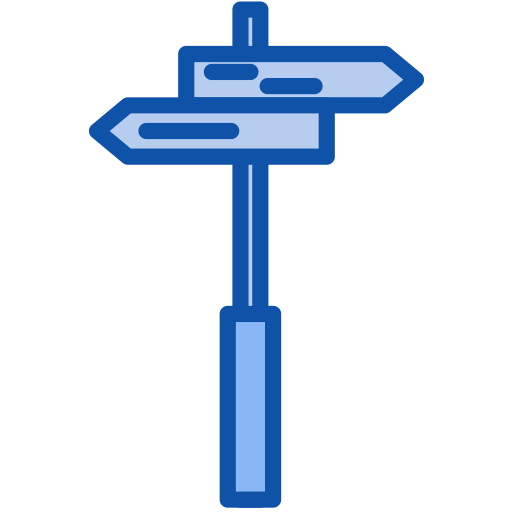 Guidepost svg vector icon