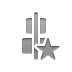 align,vertical,center,star icon