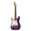 guitar, pink, stratocastor icon
