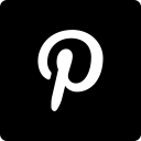 media, pinterest, social, square svg vector icon