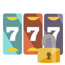 slot,machine,lock,open icon