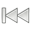 gnome,media,skip,backward,prev,left,previous,back,arrow icon