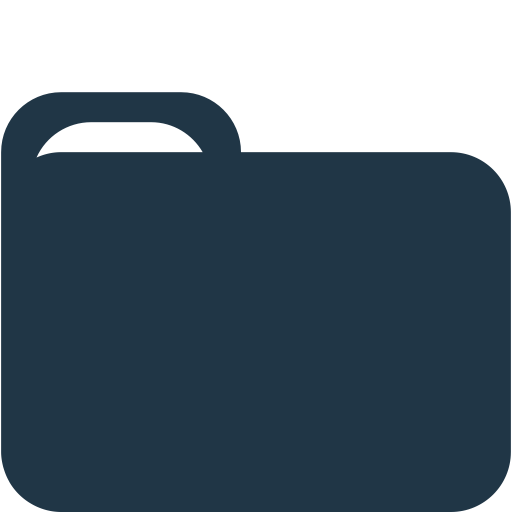 Folder Retraction svg vector icon