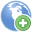 add, world icon