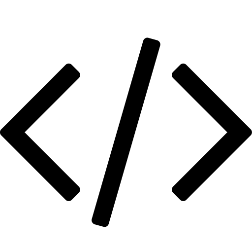 Code svg vector icon