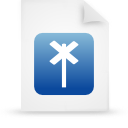 blue, document, file, paper icon