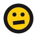 emoji, emot, hesitant, nervous, skeptical svg vector icon