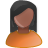 female, obla, user icon