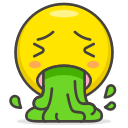 face, vomiting svg vector icon