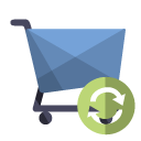 shoping,cart,refresh icon