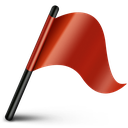 country, editor, error, red, waving icon