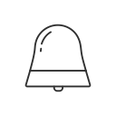 bell, message, notification, settings svg vector icon