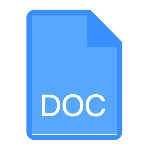 Doc svg vector icon
