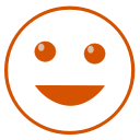 happy, laugh, smile svg vector icon