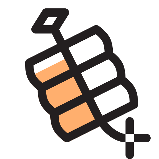 Firecracker svg vector icon
