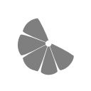 clementine, grey, panel icon