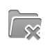 folder,cross icon