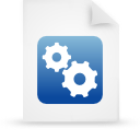 blue, document, file, paper icon
