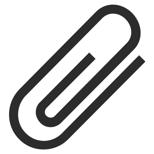 Paper Clip svg vector icon
