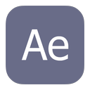 adobe, after, effects, metroui icon