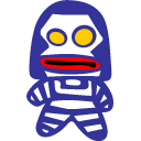 alien,dada,blue icon