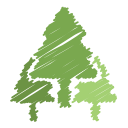 christmas, decoration, holiday, ornaments, scribble, tree, xmas svg vector icon