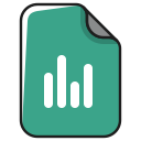 chart, diagram, documents, file, graph, report, statistics svg vector icon