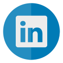 circle, in, linked, linkedin, media, social svg vector icon