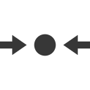arrow, point svg vector icon