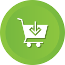 cart, commerce, download, ecommerce, shop, shopping, store svg vector icon