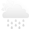 partly,cloudy,rain,white icon