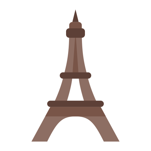 Eiffel Tower svg vector icon