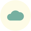 cloud, clouds, cloudy, rain, sun, sunny, weather icon