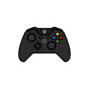 controller, day, day one, gamer, xbox one svg vector icon