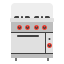 cook, gasstove, house, kitchen, oven svg vector icon