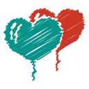 balloon, baloon, heart, love, party, romance, scribble svg vector icon