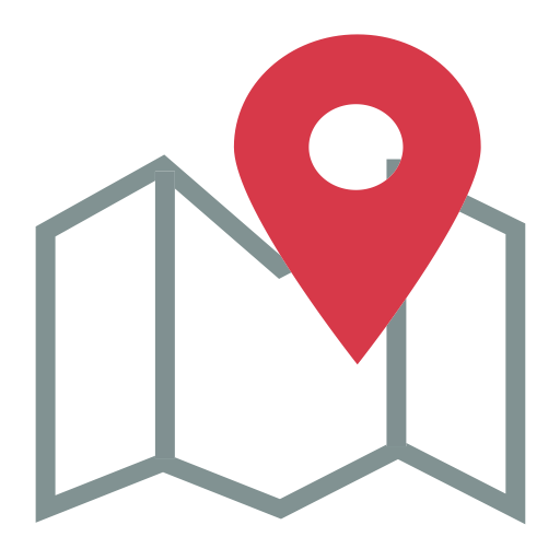 Map svg vector icon