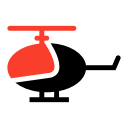 aircraft, halicopter, transport, transportation svg vector icon