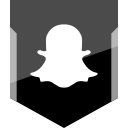 logo, snapchat, social svg vector icon