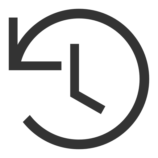 Rollback svg vector icon