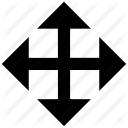 arrow, arrows, enlarge, expand, resize, user interface, web icon