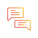 bubble, chat, communication, conversation, message, text, ui svg vector icon
