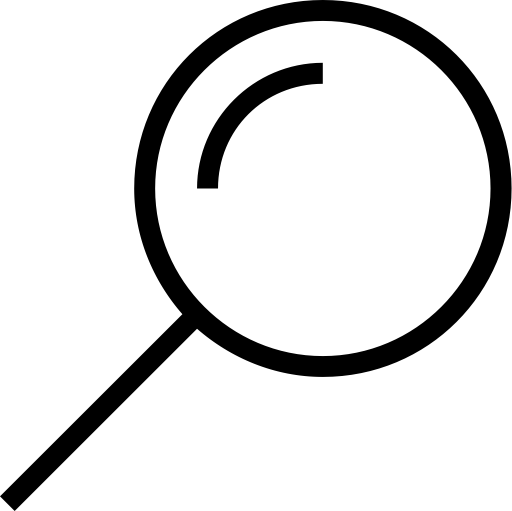 Magnifying Glass Regular svg vector icon
