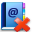 addressbook, delete icon