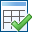 table,accept icon